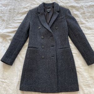Club Monaco Wool Military Coat Sz XS